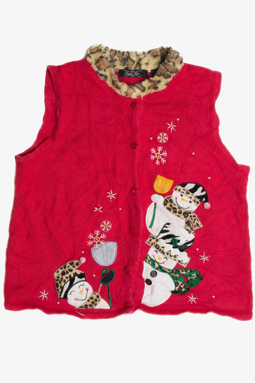 Vintage Red Ugly Christmas Vest 59737