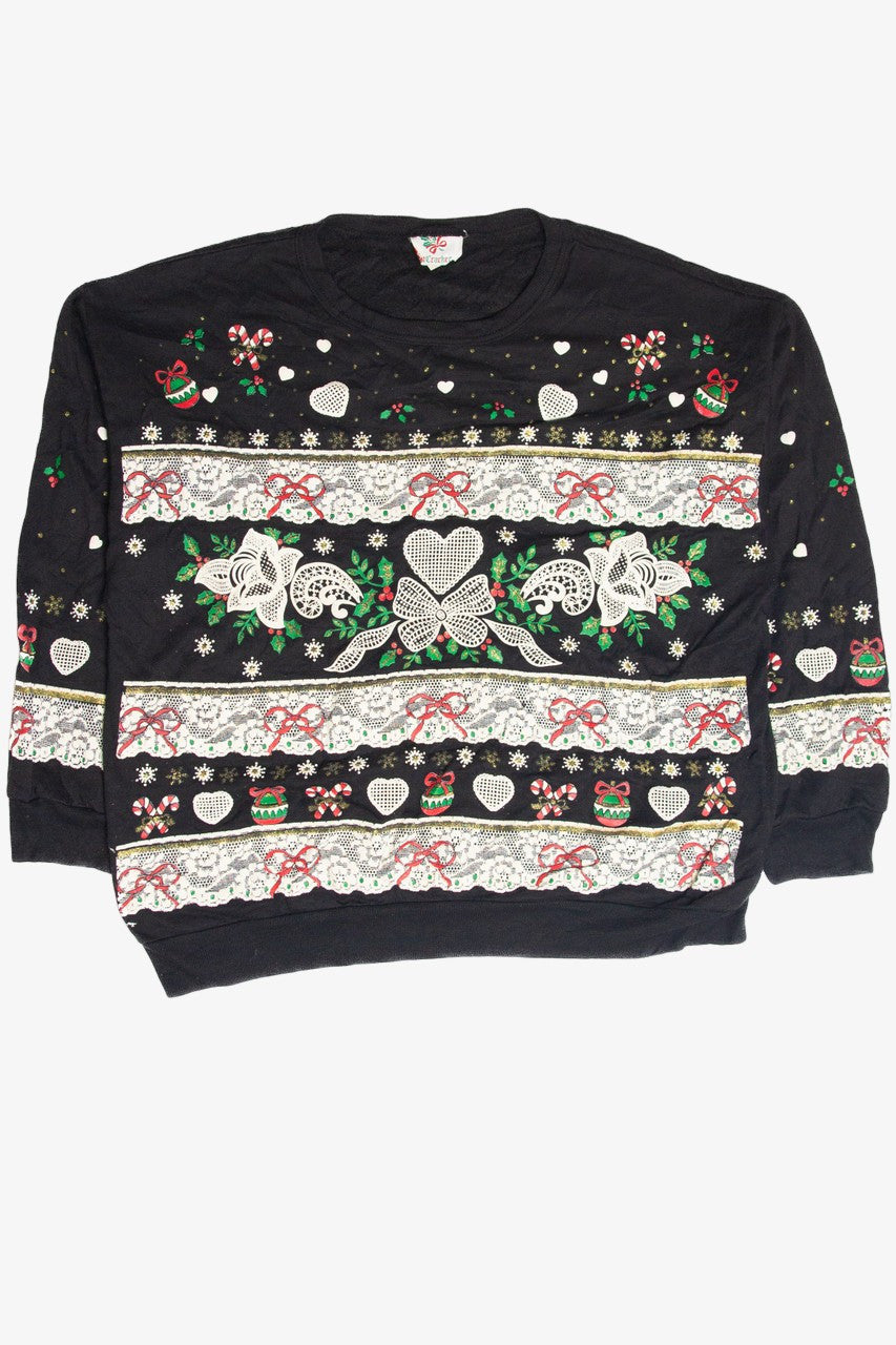 Vintage Black Holiday Sweatshirt 63051