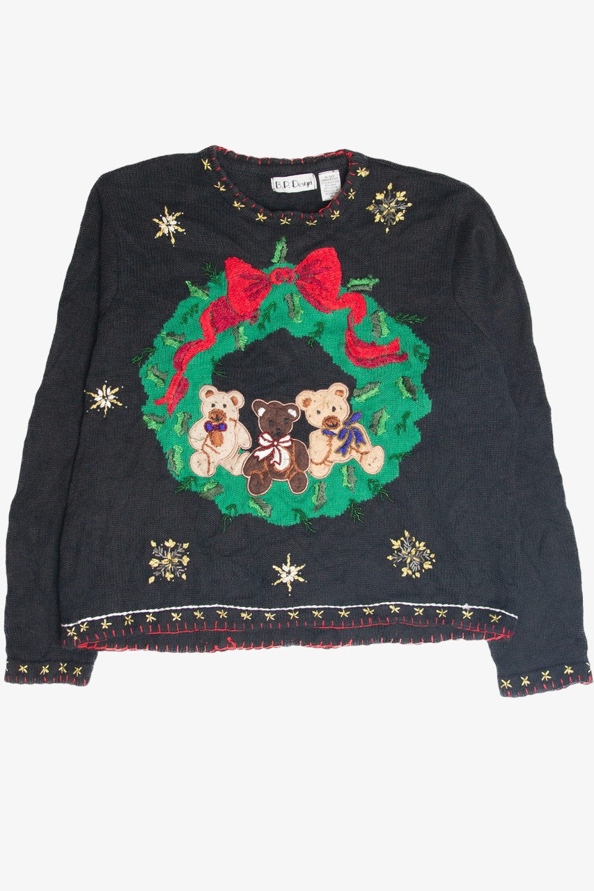 Vintage Black Ugly Christmas Pullover 63273