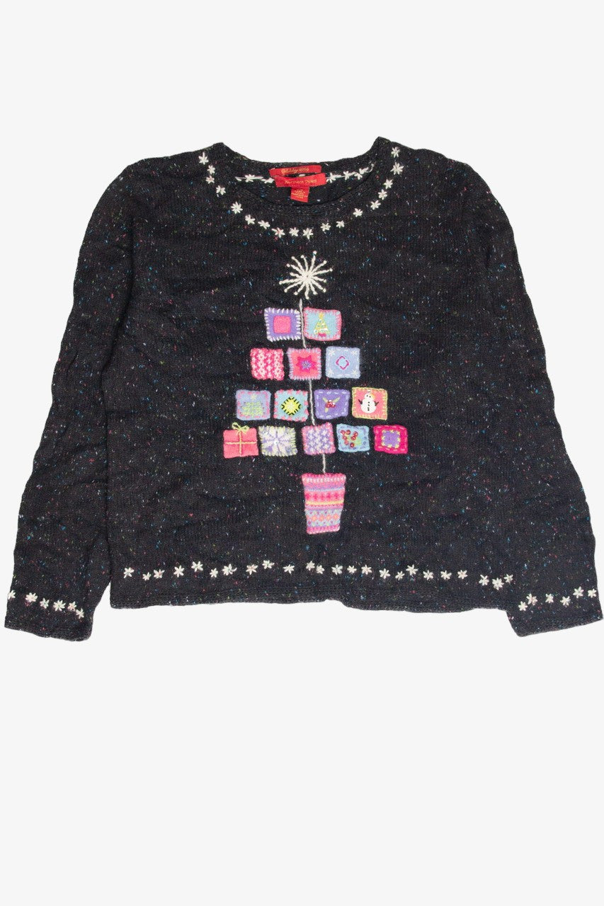 Vintage Black Ugly Christmas Pullover 63094