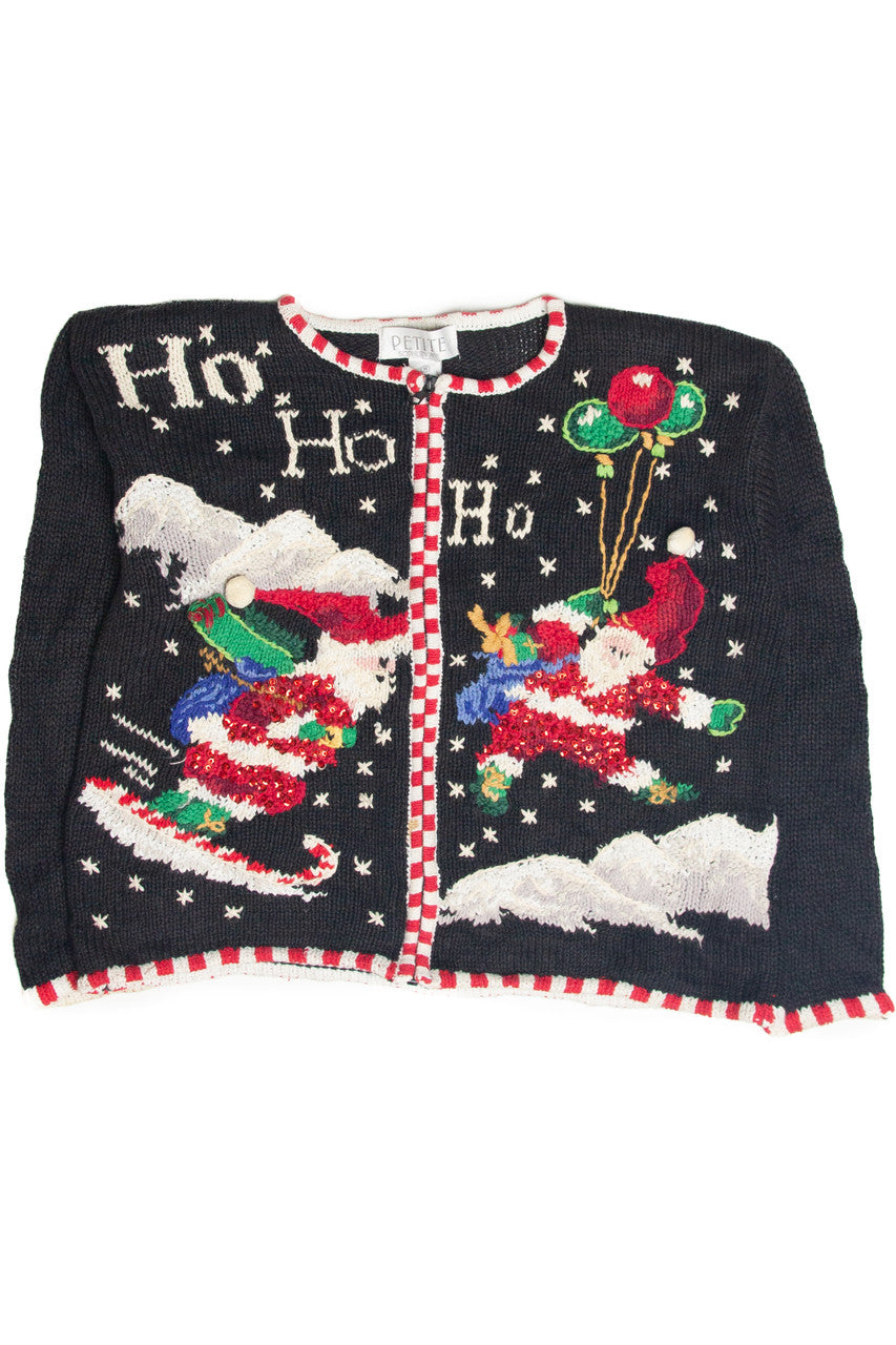 Vintage Black Ugly Christmas Cardigan 63318