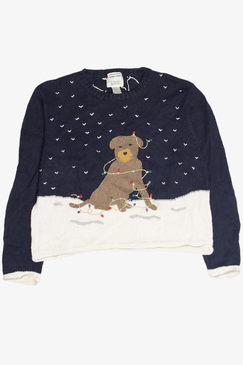 Vintage Blue Ugly Christmas Pullover 63287