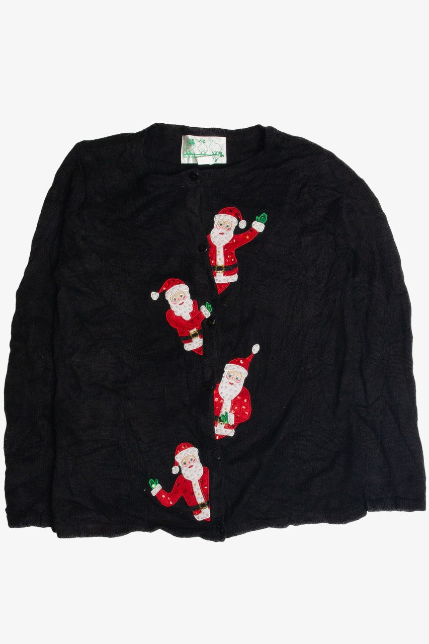 Vintage Black Ugly Christmas Cardigan 59588