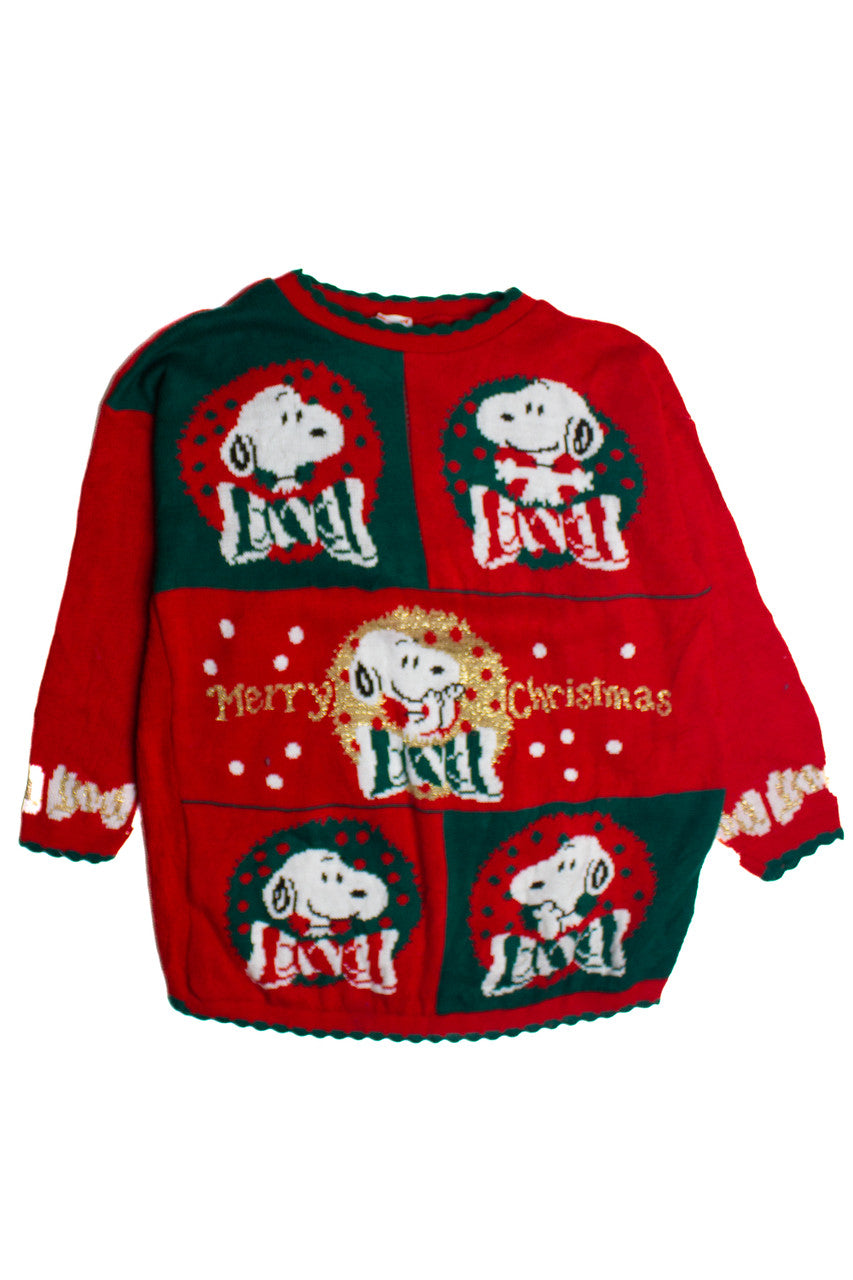 Snoopy and Friends Ugly Christmas Pullover 62121