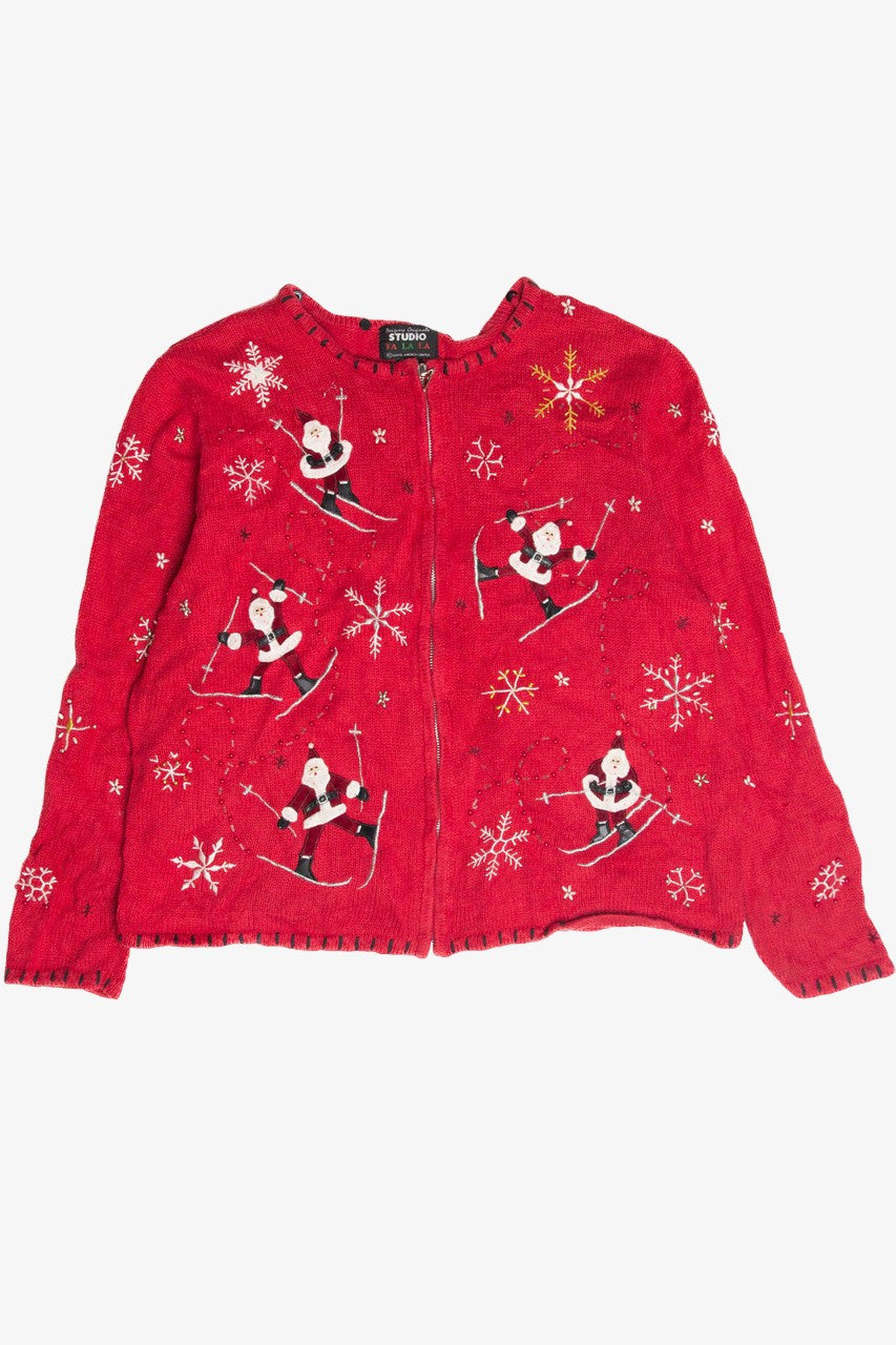 Vintage Red Ugly Christmas Cardigan 63437