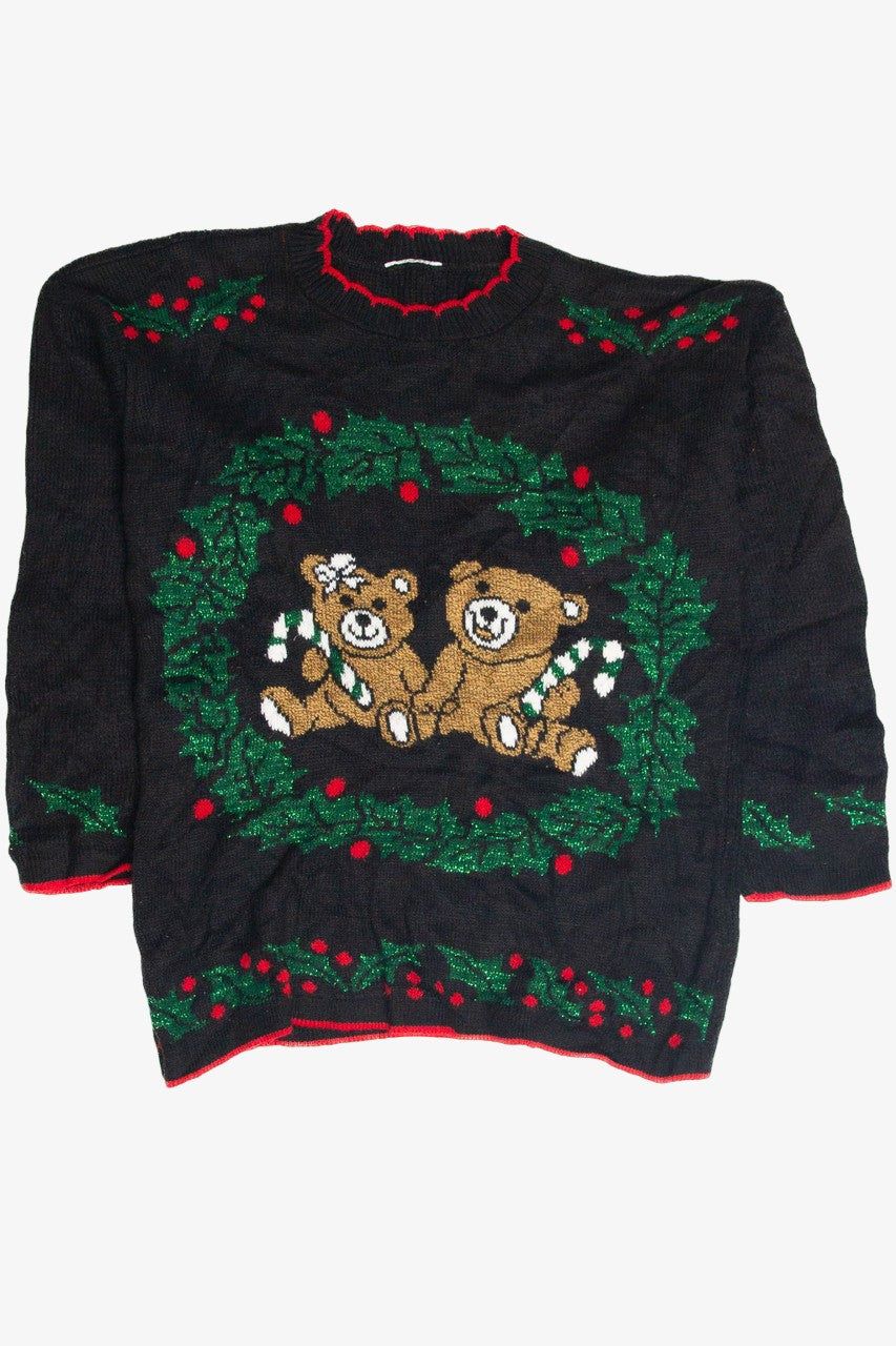 Vintage Black Ugly Christmas Pullover 63336