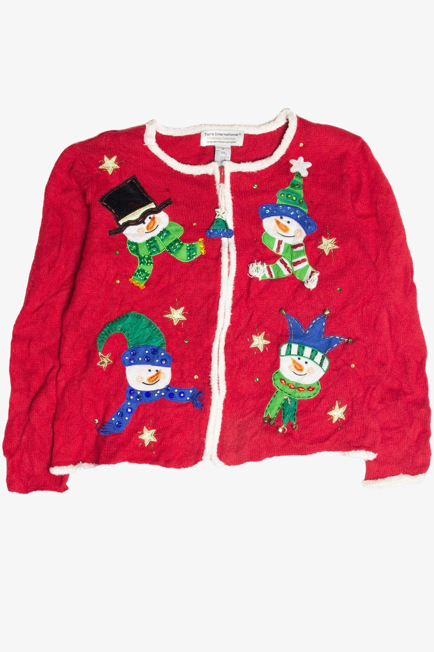 Vintage Red Ugly Christmas Cardigan 63125