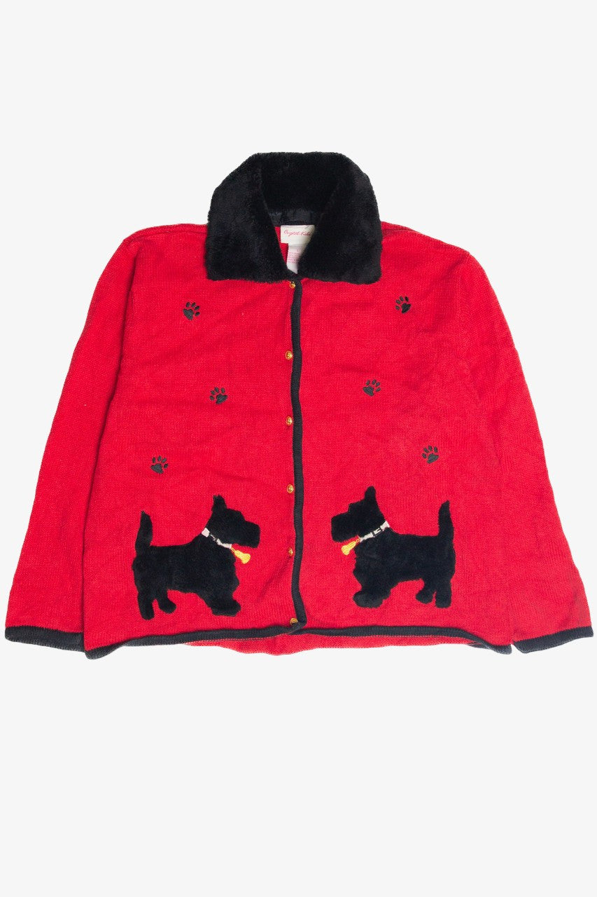 Vintage Red Ugly Christmas Cardigan 63446