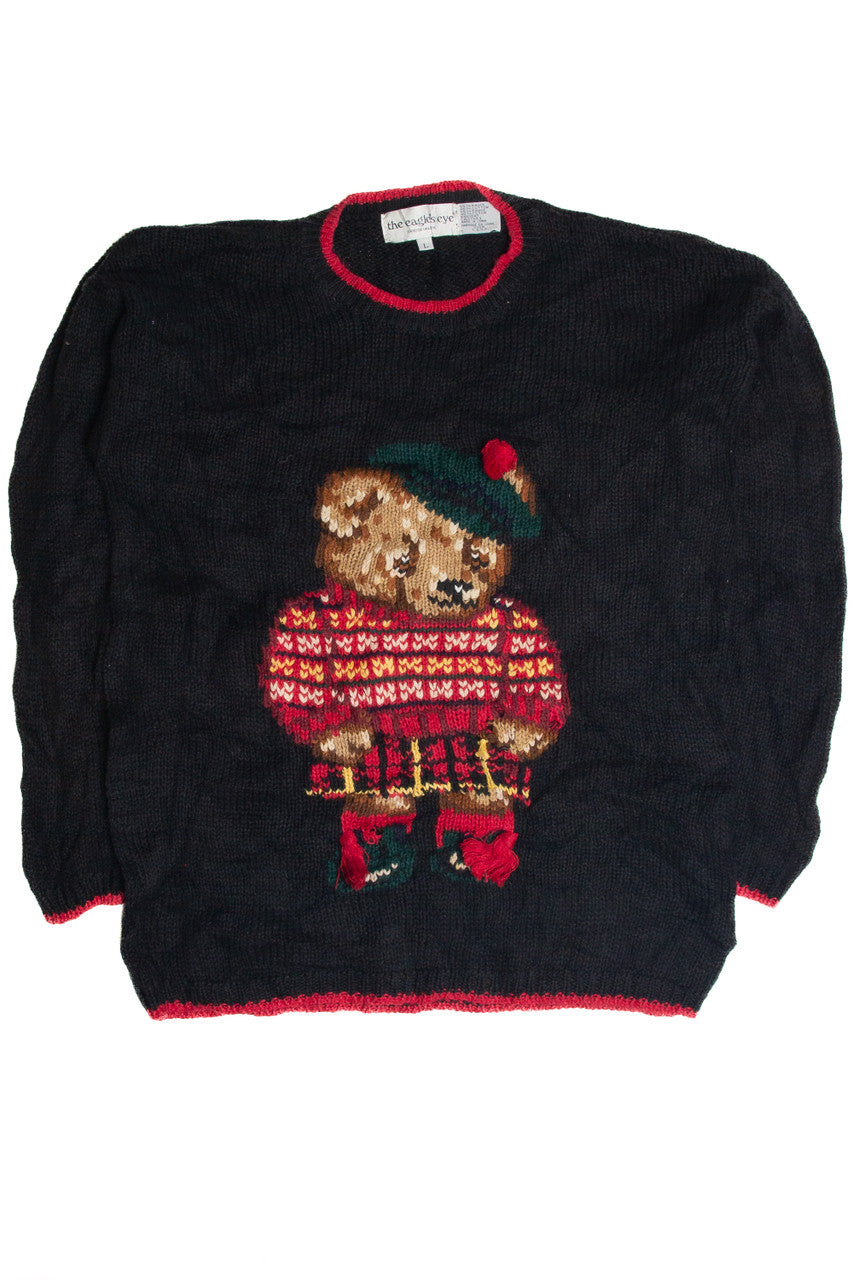 Vintage Black Ugly Christmas Sweater 62563