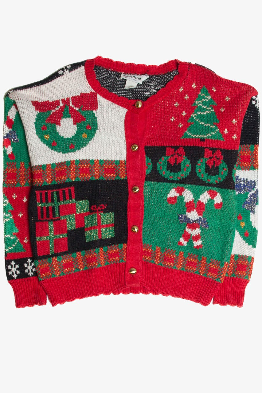 Vintage Red Ugly Christmas Cardigan 62724