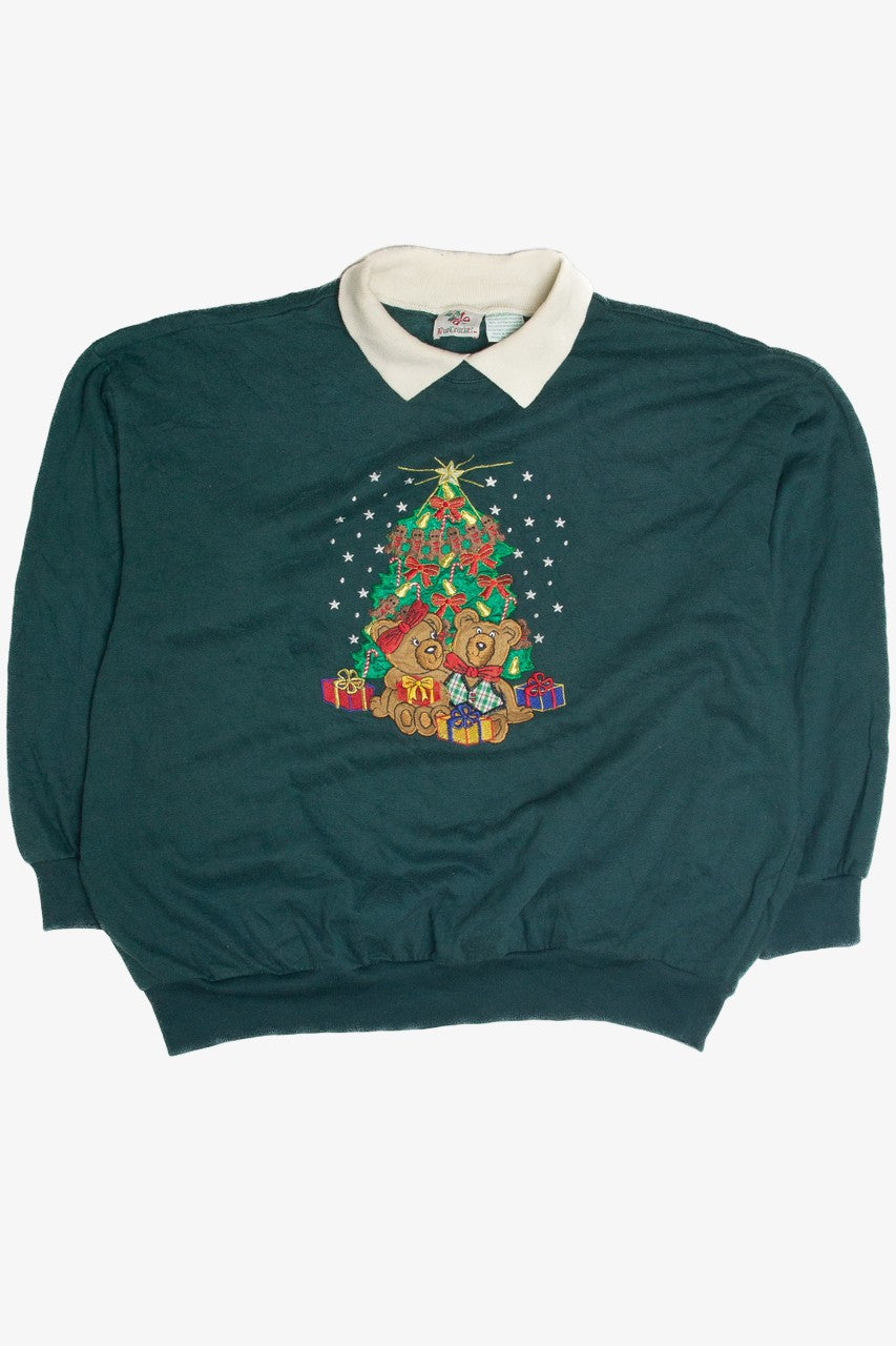 Vintage Green Ugly Christmas Sweatshirt 60986