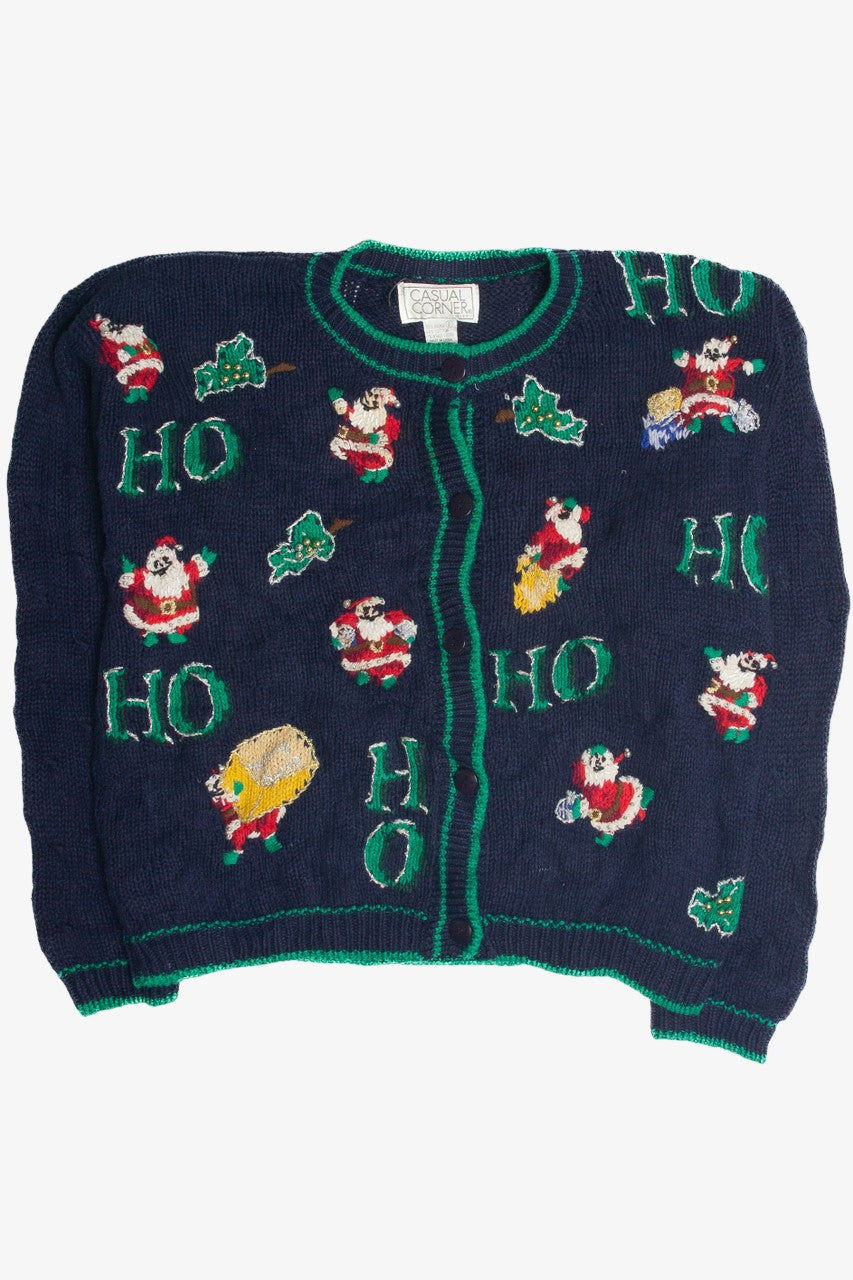 Vintage Blue Ugly Christmas Cardigan 59705