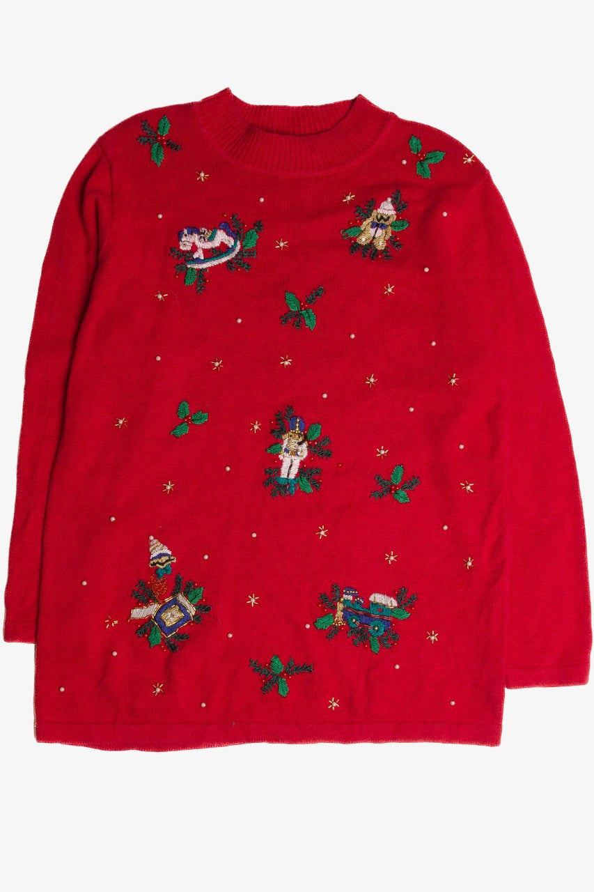 Vintage Red Ugly Christmas Sweater 62757