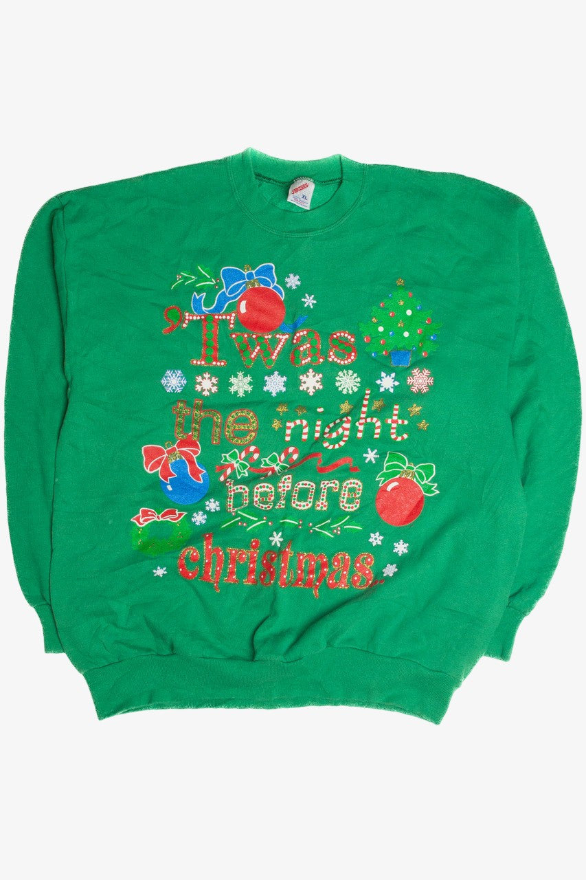 Vintage Green Ugly Christmas Sweatshirt 60969