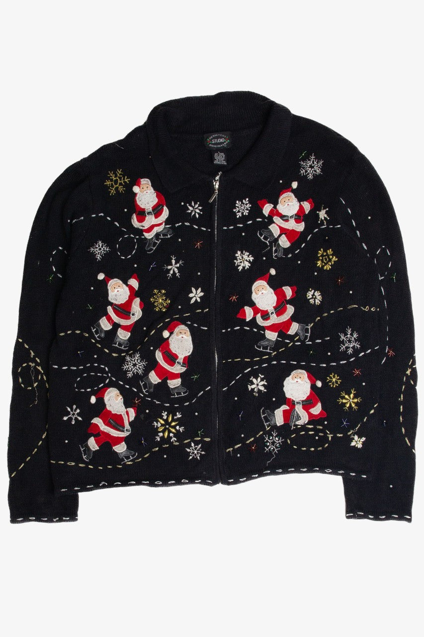 Vintage Black Ugly Christmas Cardigan 62780