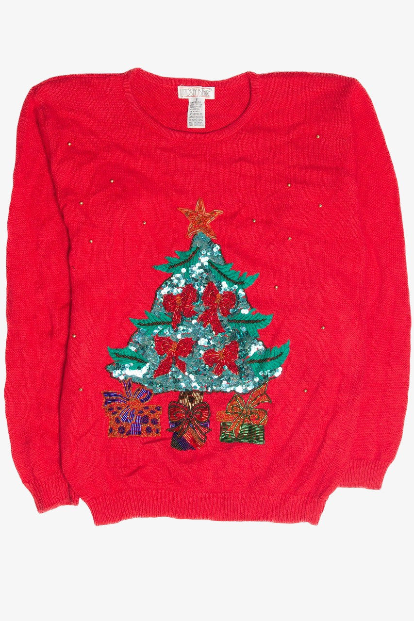Vintage Red Ugly Christmas Pullover 63271
