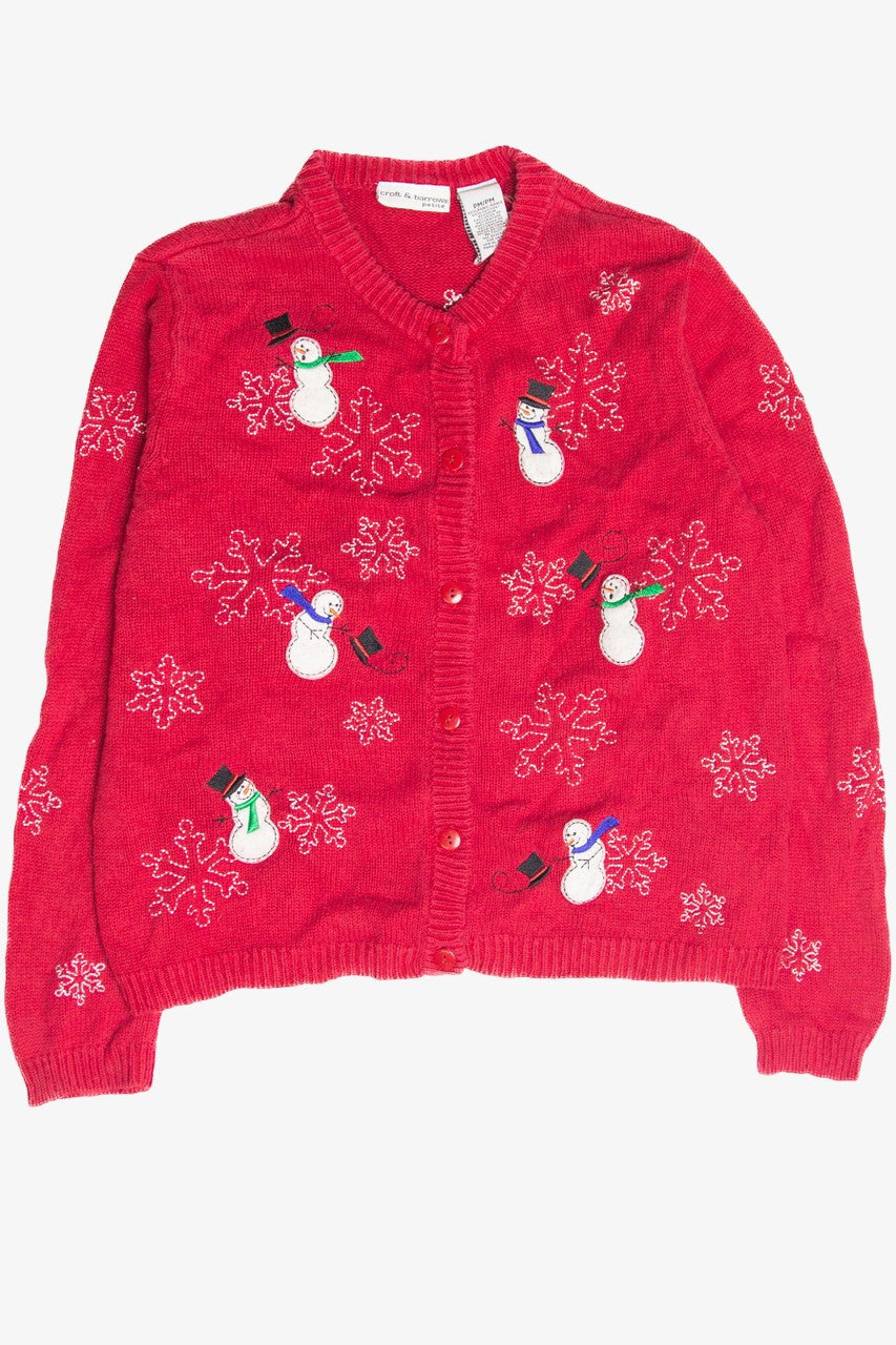 Vintage Red Ugly Christmas Cardigan 63176