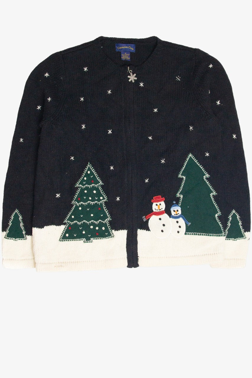Vintage Black Ugly Christmas Cardigan 63080