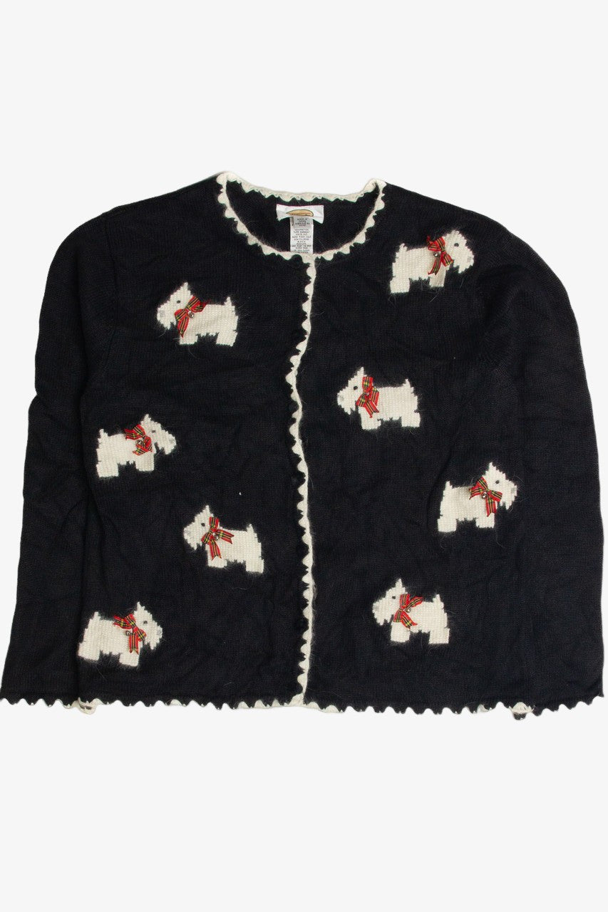 Vintage Black Ugly Christmas Cardigan 60873