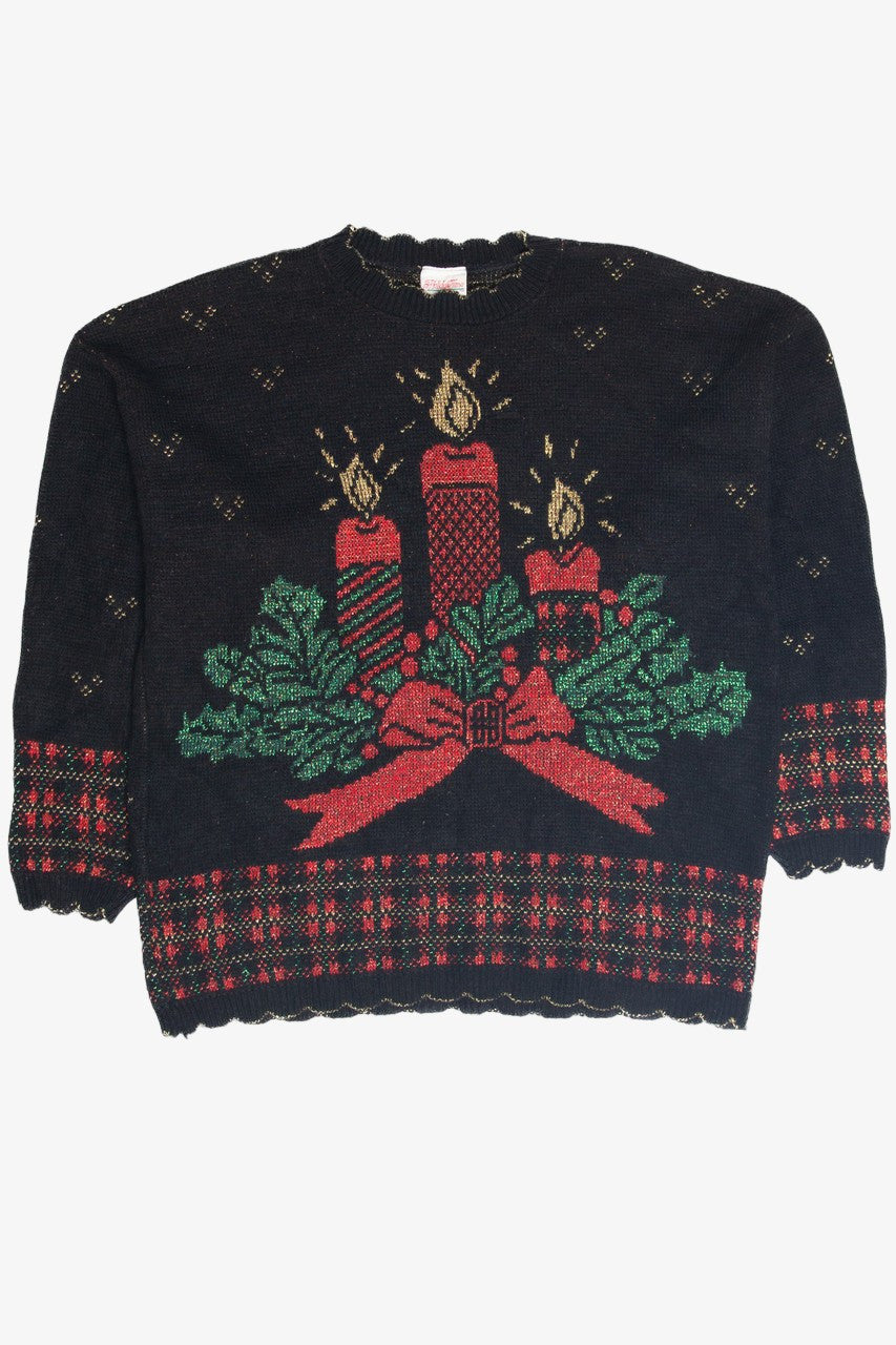 Vintage Black Ugly Christmas Pullover 63312