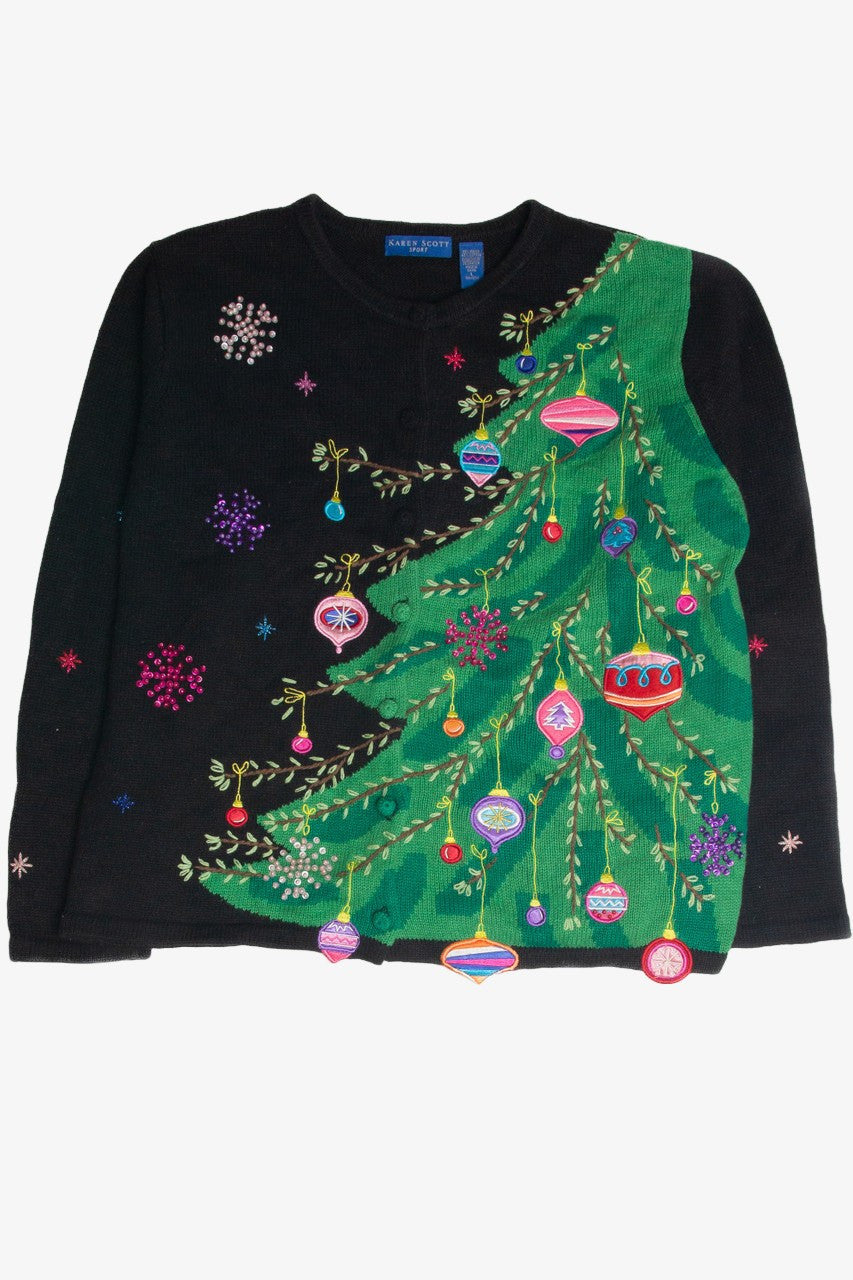 Vintage Black Ugly Christmas Cardigan 59919