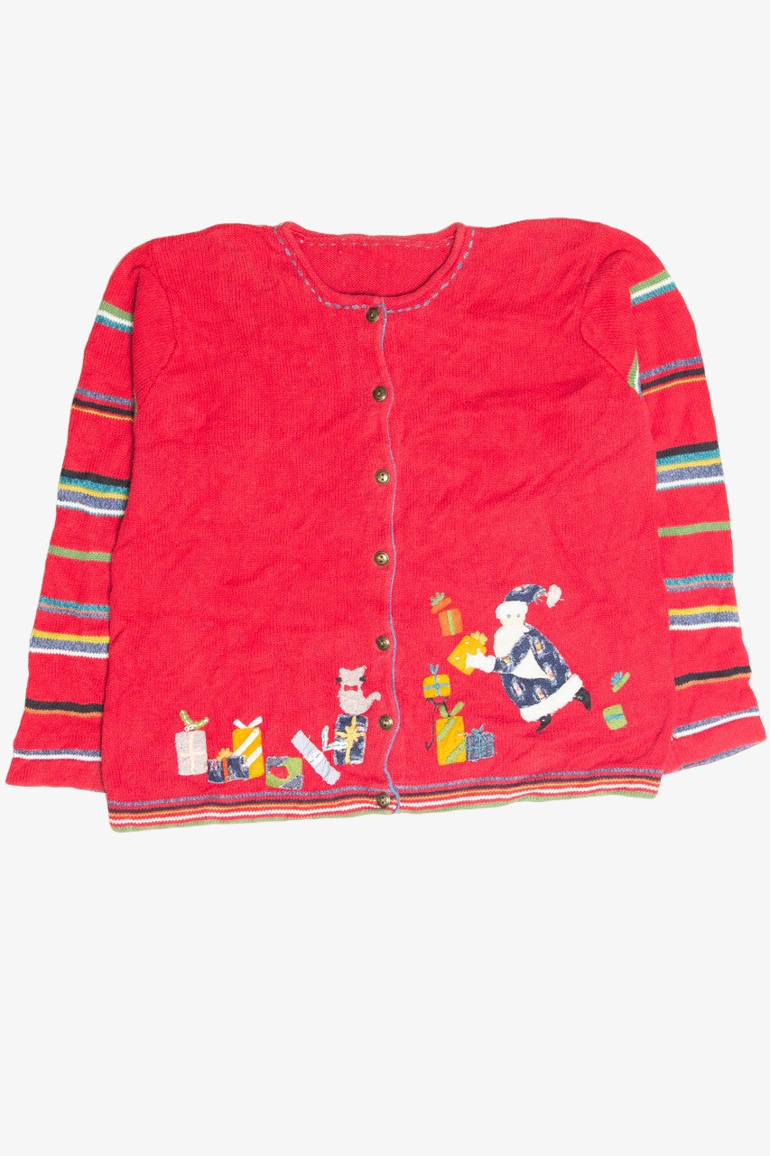 Vintage Red Ugly Christmas Cardigan 63139