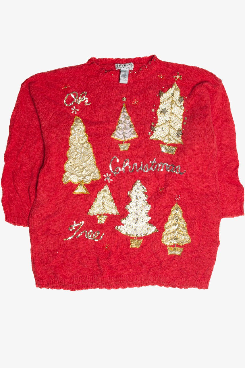 Vintage Red Ugly Christmas Sweater 59815
