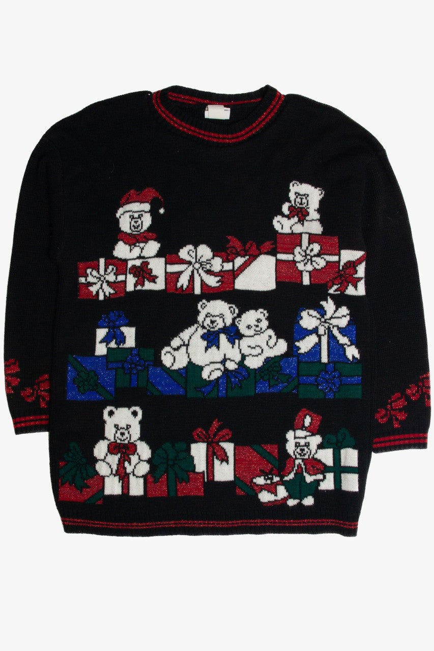 Vintage Black Ugly Christmas Sweater 62890