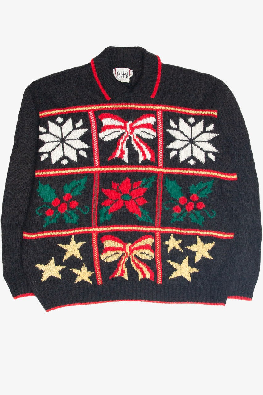 Vintage Black Ugly Christmas Pullover 63210