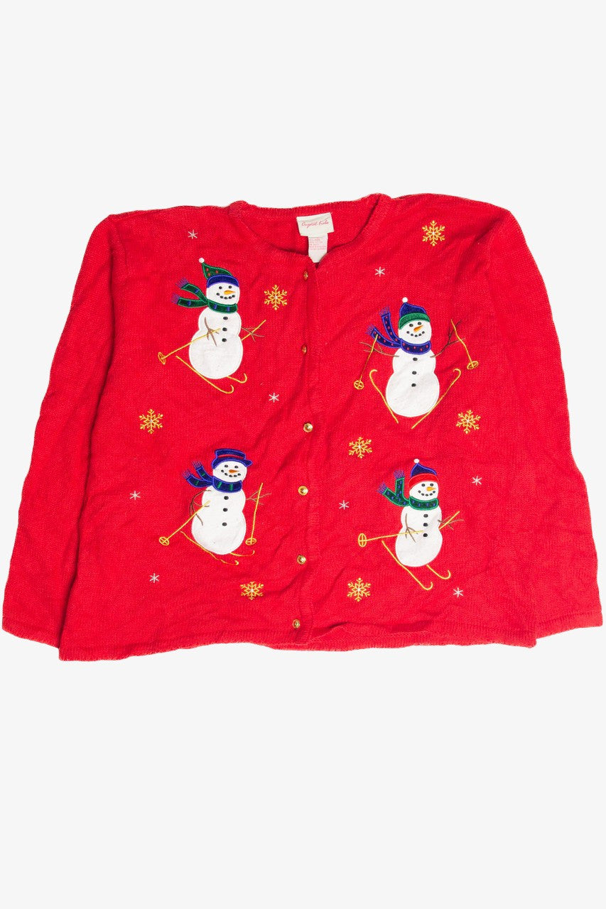 Vintage Red Ugly Christmas Cardigan 63131