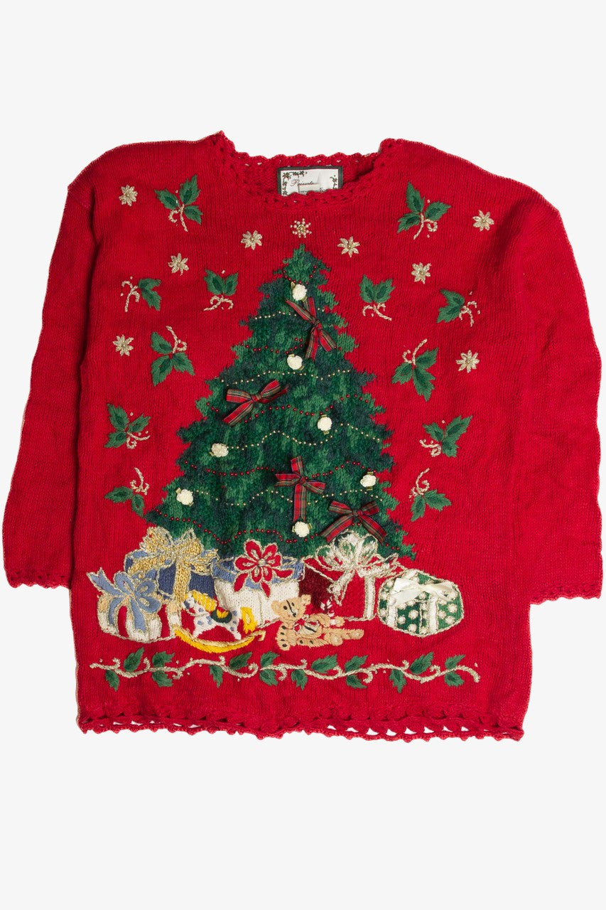 Vintage Red Ugly Christmas Sweater 59640