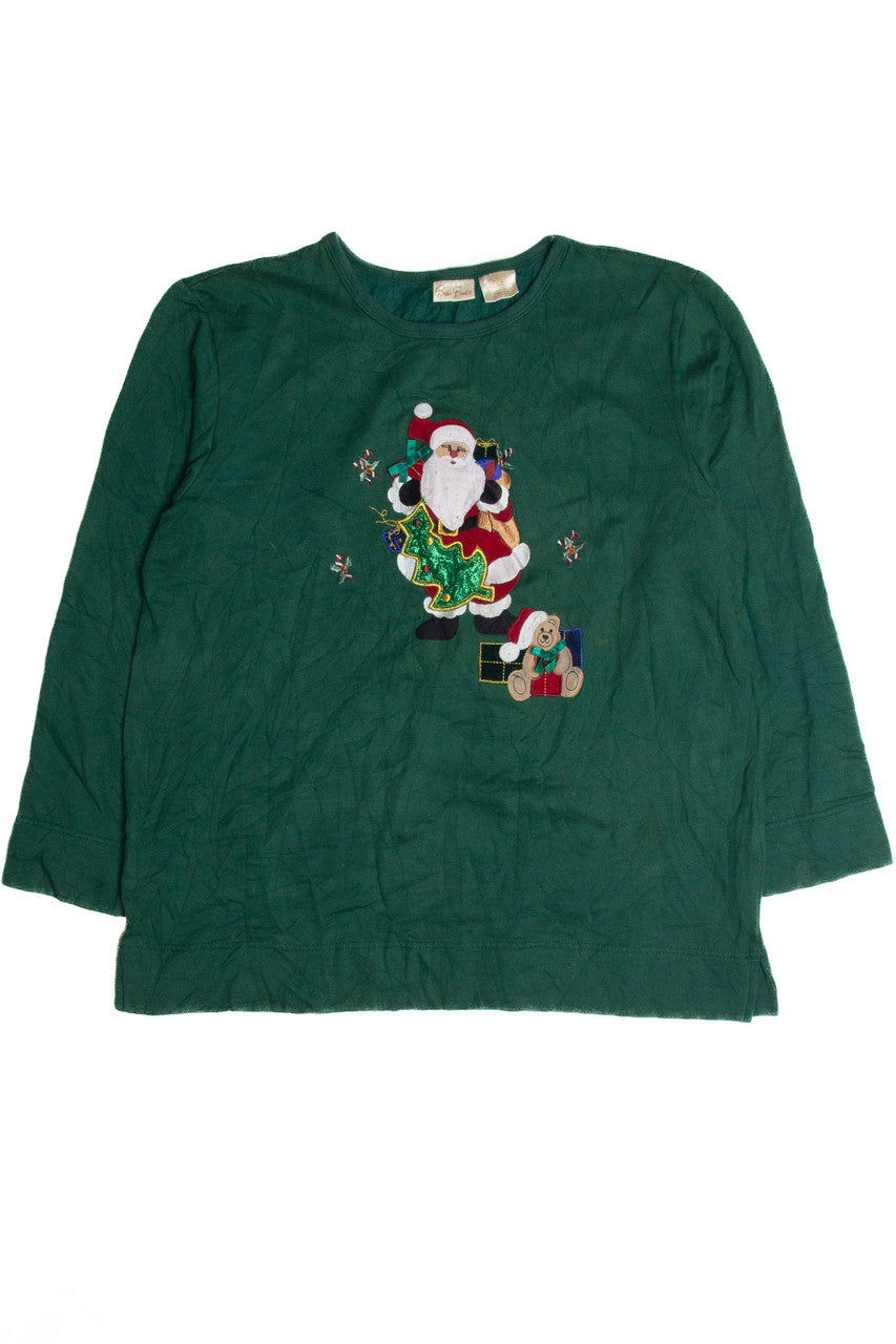 Vintage Green Ugly Christmas Sweater 62655