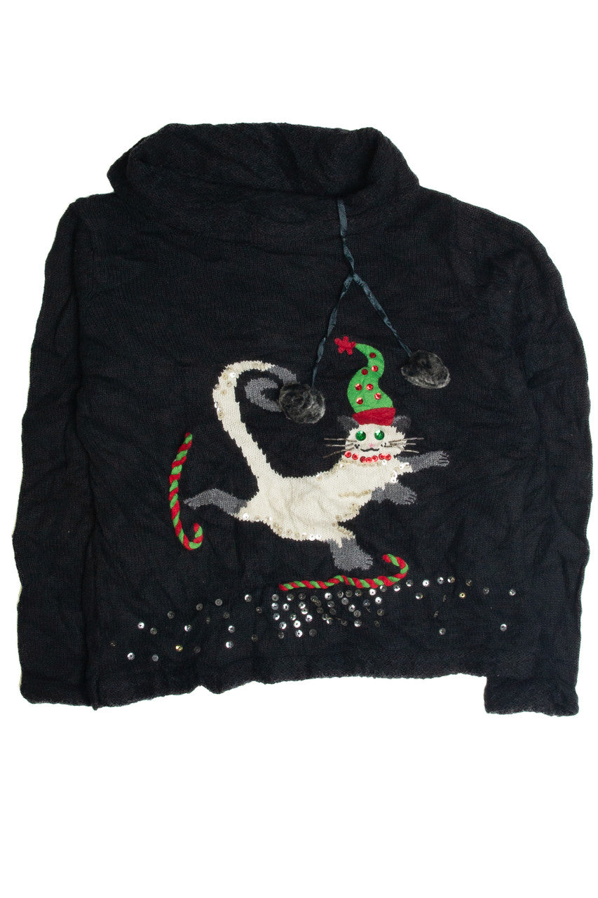 Vintage Black Ugly Christmas Sweater 62562