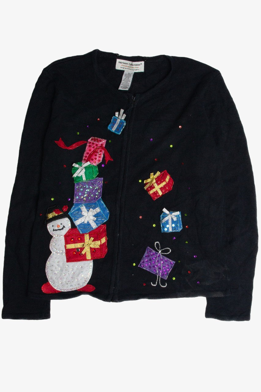 Vintage Black Ugly Christmas Cardigan 62887