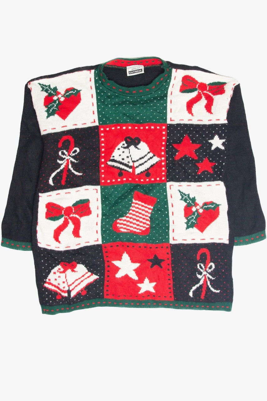 Vintage Black Ugly Christmas Pullover 63272