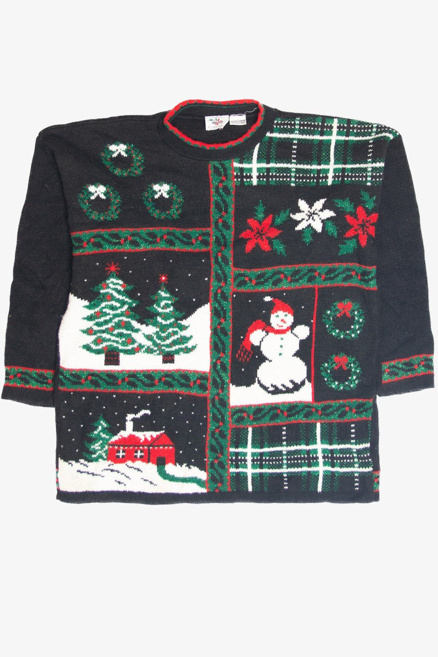 Vintage Black Ugly Christmas Pullover 63181