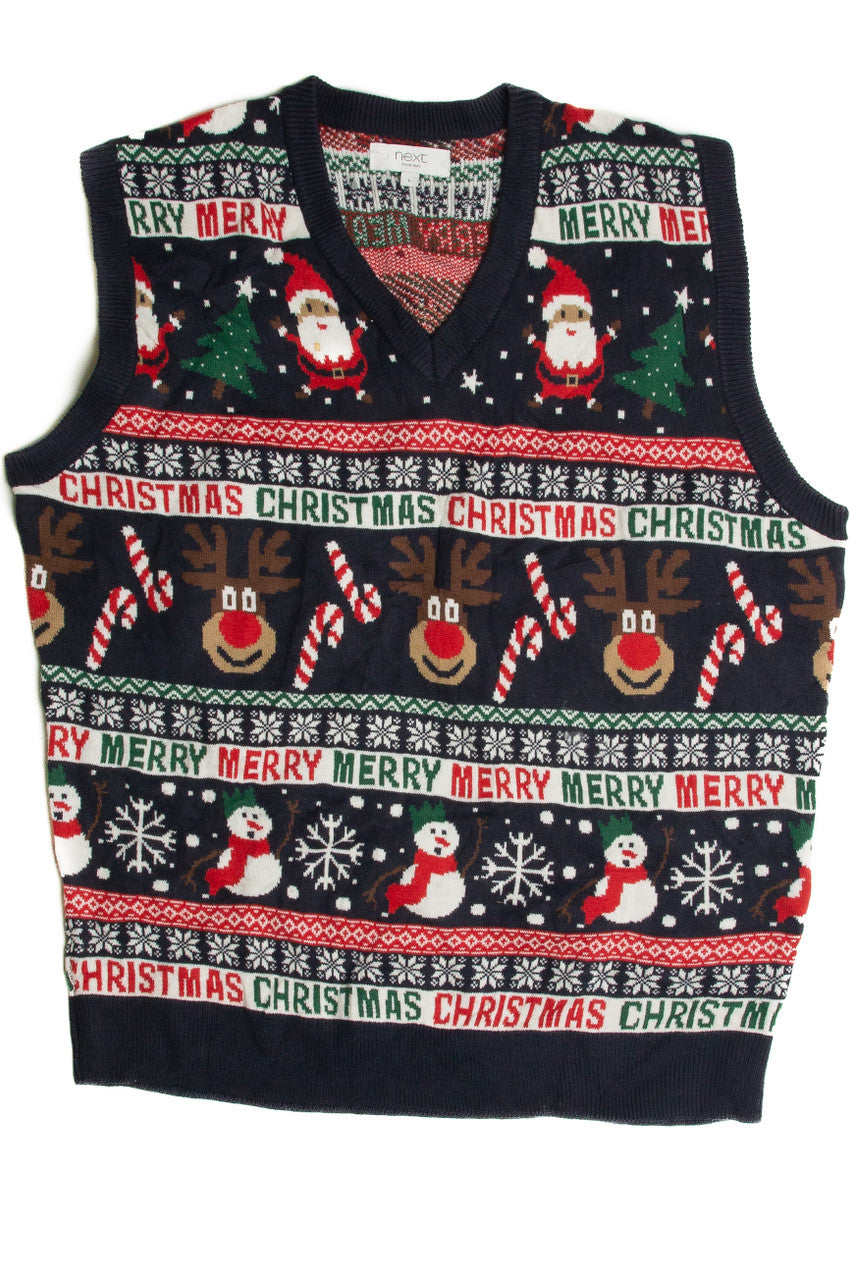 Black Ugly Christmas Vest 59746