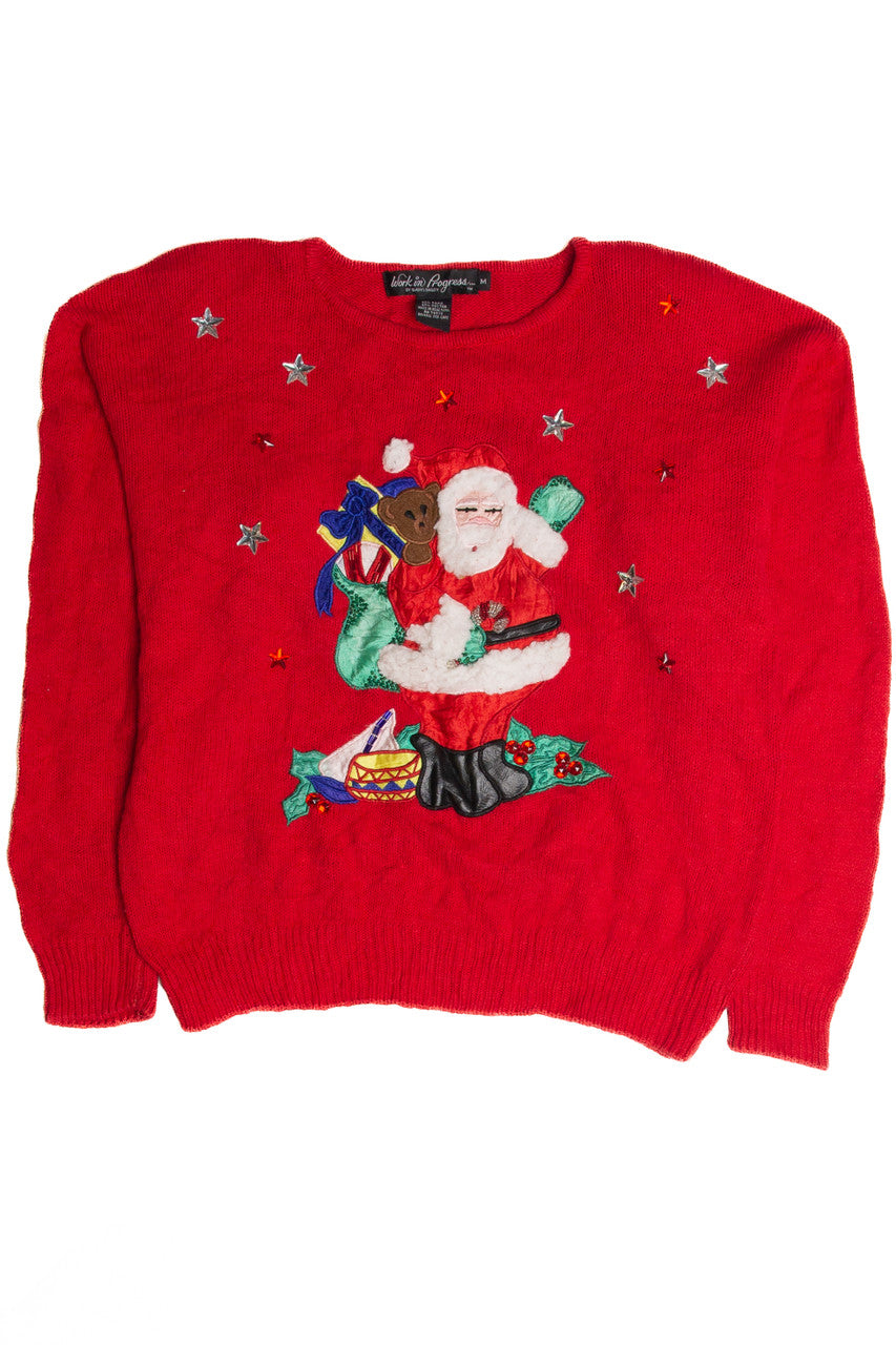 Vintage Red Ugly Christmas Sweater 62879