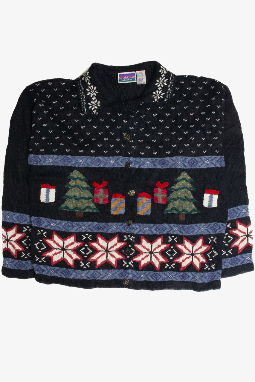 Vintage Black Ugly Christmas Cardigan 59813