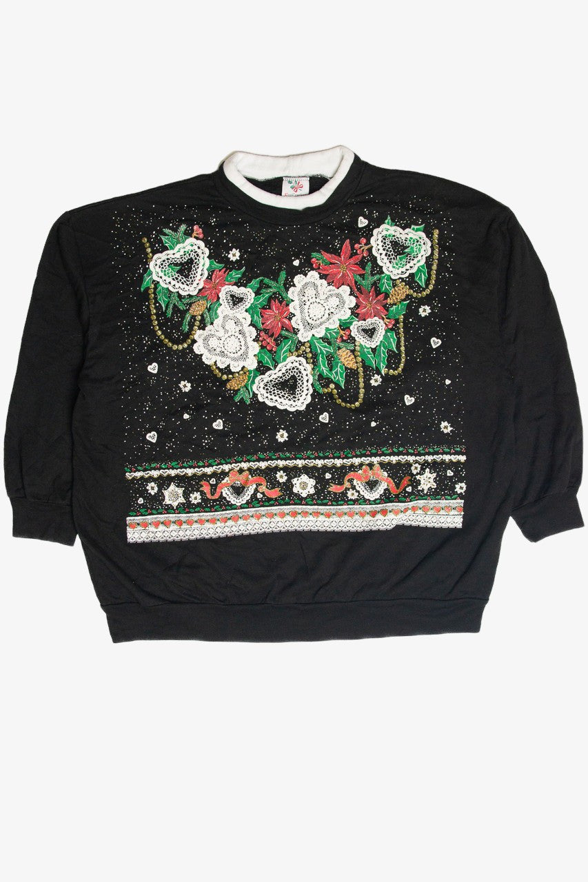 Vintage Black Holiday Sweatshirt 63052