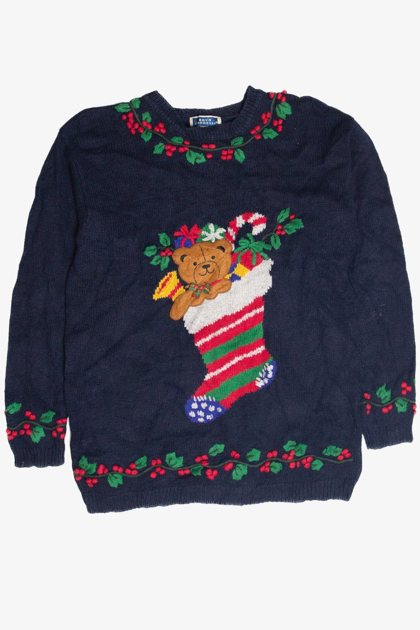 Vintage Blue Ugly Christmas Pullover 63418