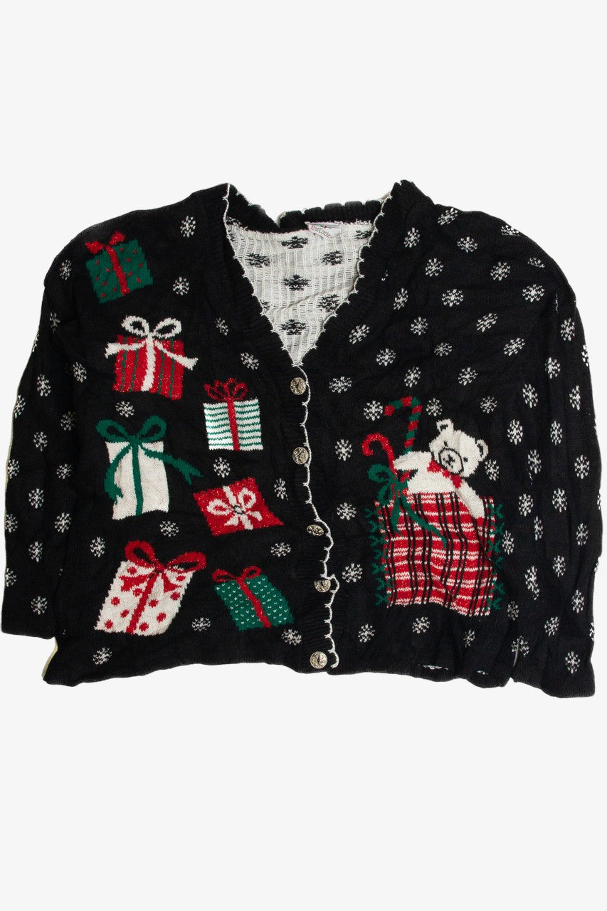 Vintage Black Ugly Christmas Sweater 59671
