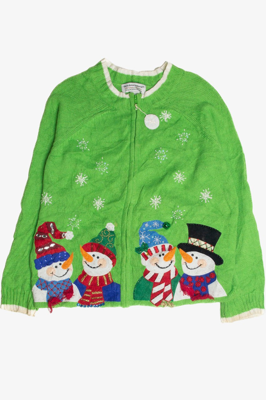 Vintage Green Ugly Christmas Cardigan 59797