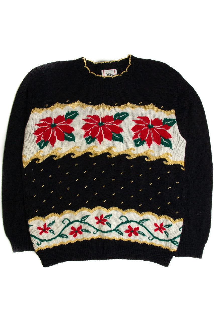 Vintage Black Ugly Christmas Sweater 62746