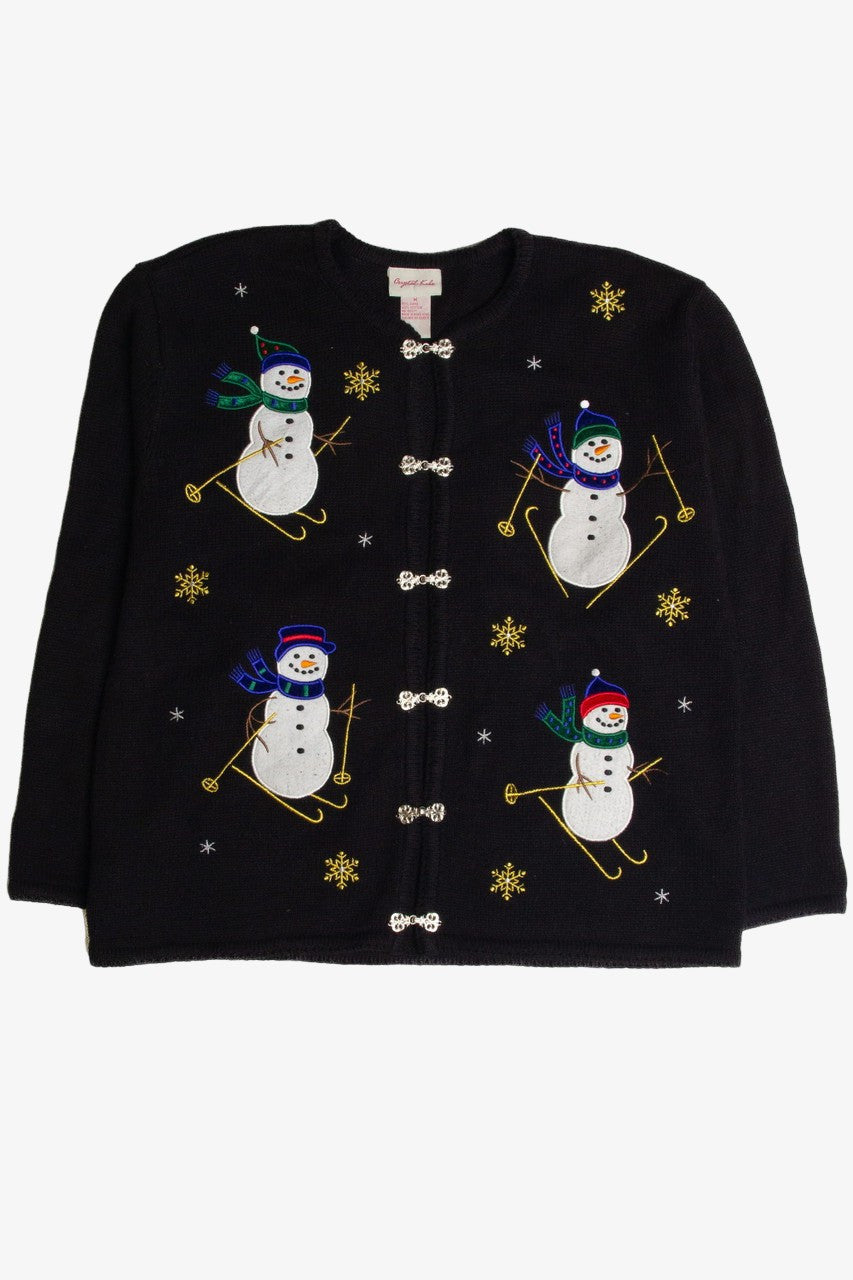 Vintage Black Ugly Christmas Cardigan 62723