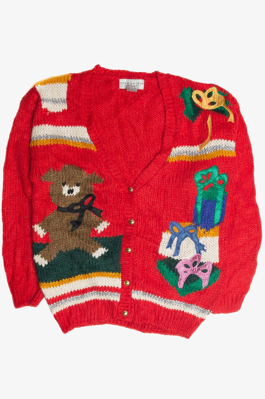 Vintage red Ugly Christmas cardigan 59701