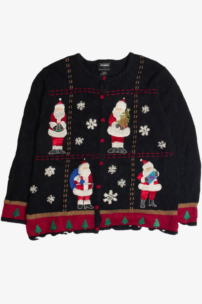 Vintage Black Ugly Christmas Cardigan 59604