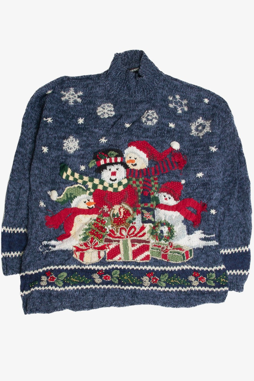Vintage Blue Ugly Christmas Sweater 59808