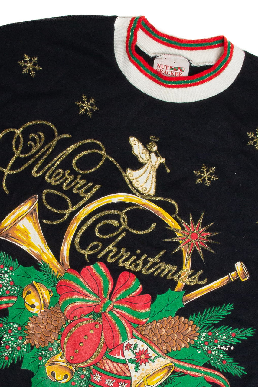 Vintage Black Christmas Sweatshirt 62527