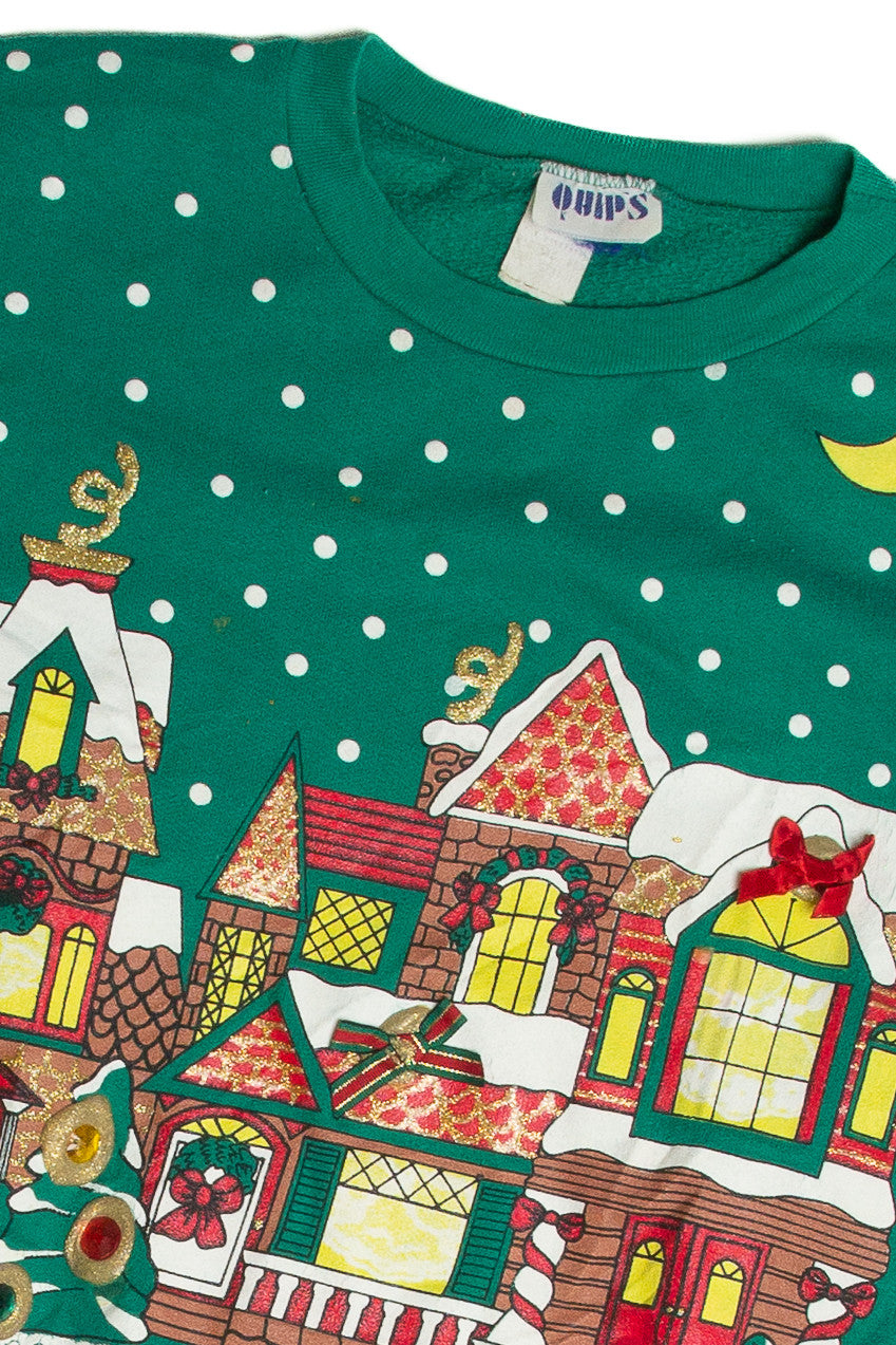 Vintage Green Christmas Sweatshirt 62479